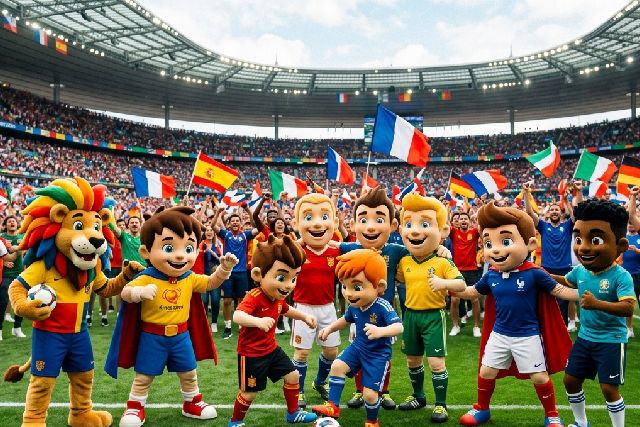 mascottes de l’euro
